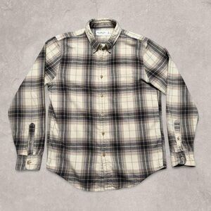 Abercrombie & Fitch Button Up Earth Tone Flannel Shirt